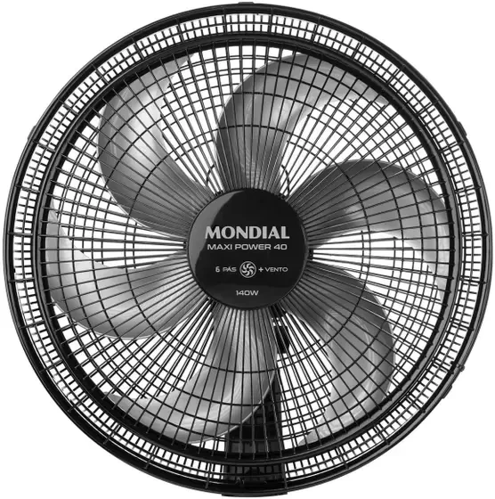 Ventilador de Mesa Mondial VSP-40-B - 40cm 3 Velocidades 220V