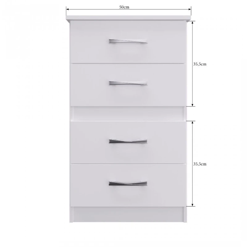 Cômoda Doripel Caribe 4 Gavetas