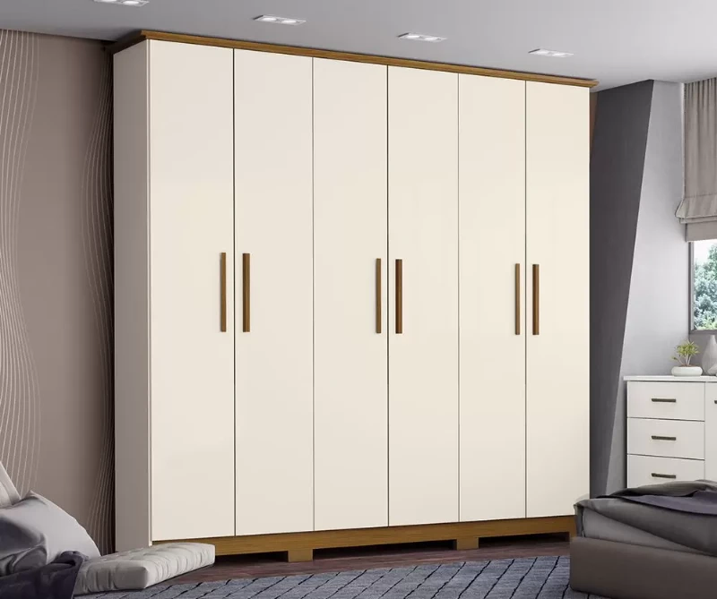 Guarda Roupa Cover 6 Portas - Henn