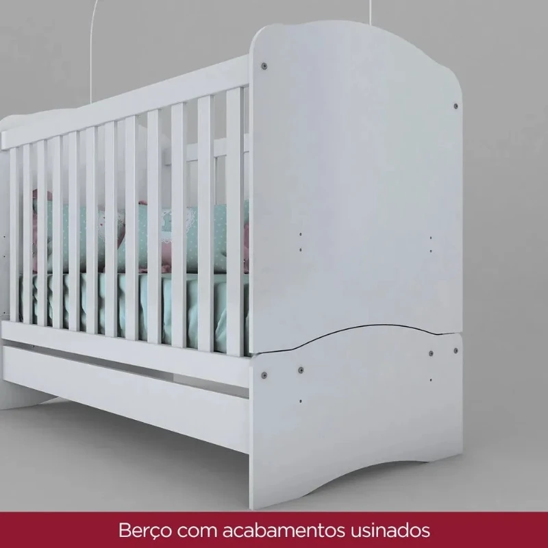 Berço Mini-cama Henn Bala De Menta