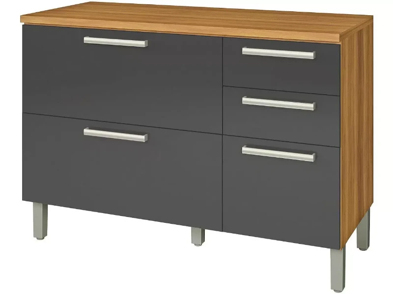 Balcão 2 Portas e 3 Gavetas Burguesa Premium 120cm Nesher