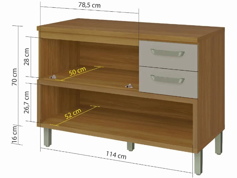 Balcão Cozinha Nesher Princesa