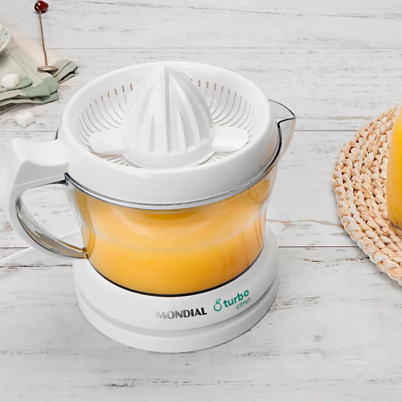 Espremedor de Frutas Mondial Turbo Citrus E-01 1,2L 25W - Branco