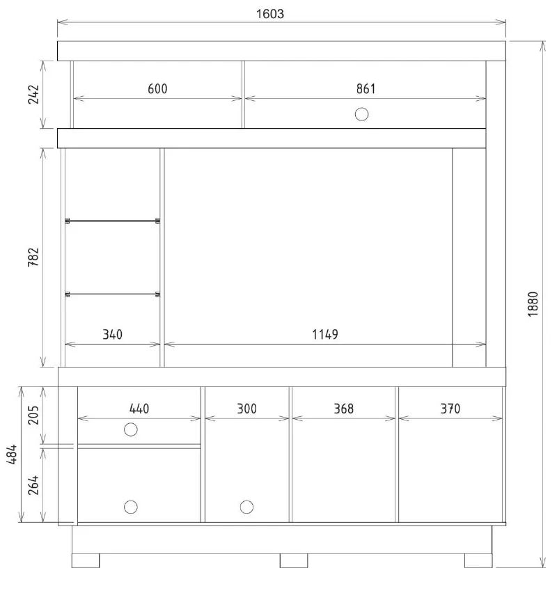 Estante para TV Valença - Colibri