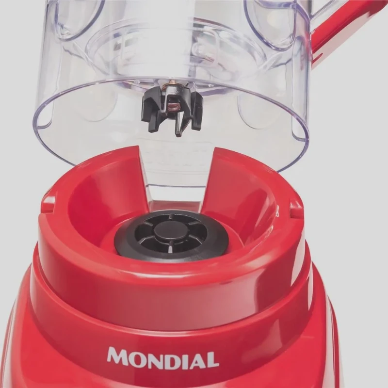 Liquidificador Mondial L99-FR Turbo Power Vermelho 500W com 3 Velocidades