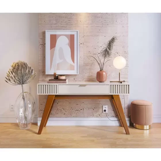 Aparador Riviera Para Sala De Estar/Hall De Entrada - 1 Gaveta - Colibri Móveis