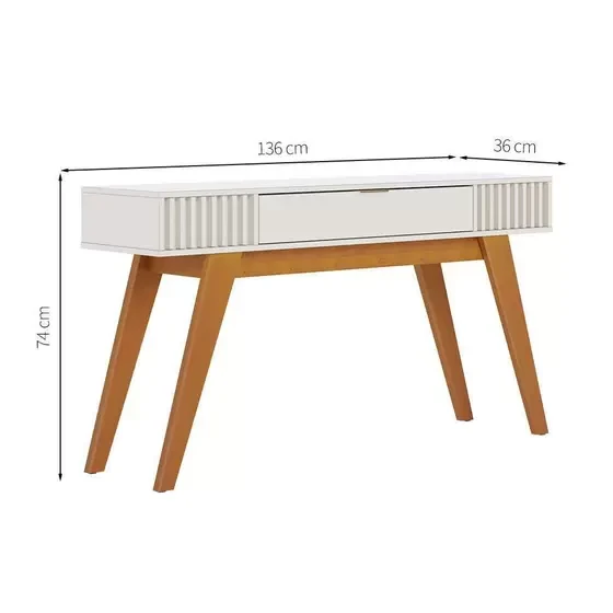 Aparador Riviera Para Sala De Estar/Hall De Entrada - 1 Gaveta - Colibri Móveis