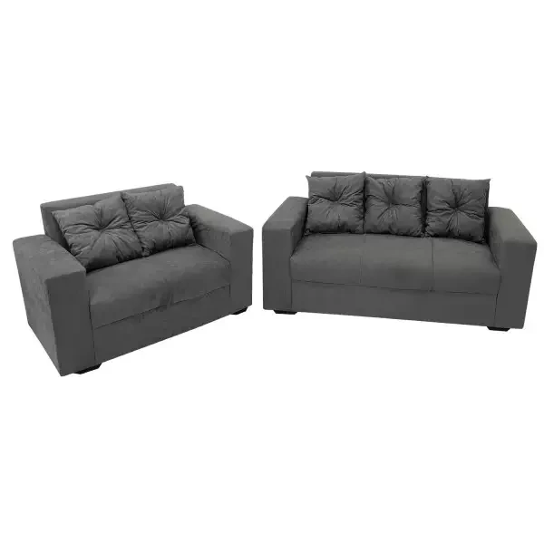 Sofá Bella Com Almofadas 2x3 Lugares- Joia Estofados