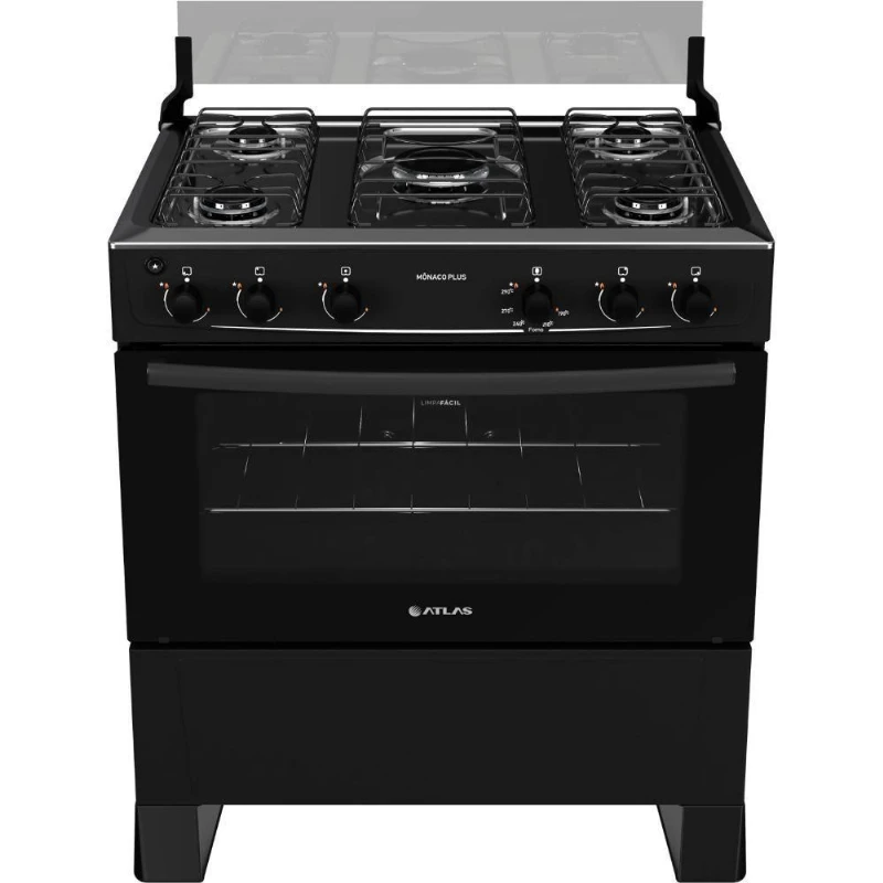 Fogão Atlas Mônaco Plus 5 Bocas Acendimento Automático