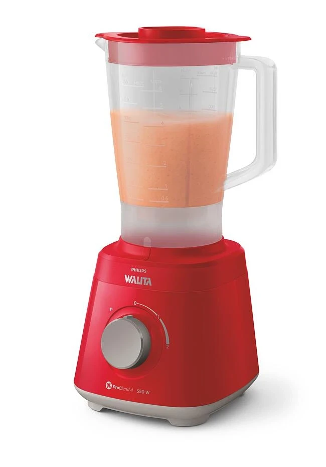 Liquidificador Philips Walita Daily RI2110 Vermelho 550W com 2 Velocidades