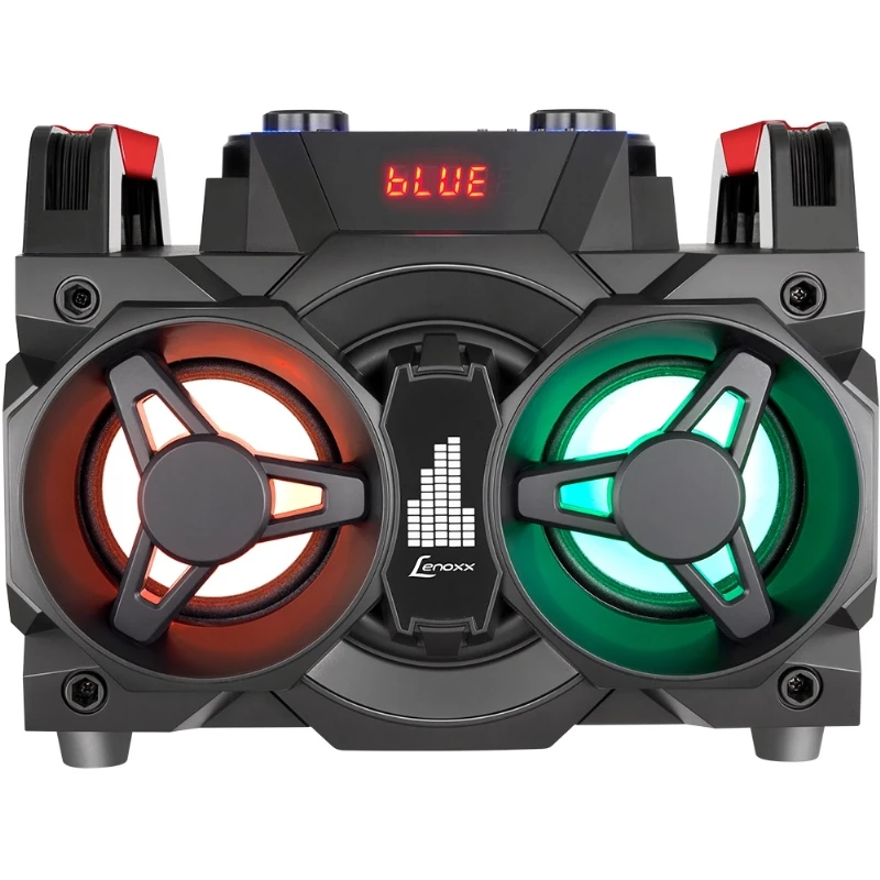 Mini System Lenoxx Bluetooth 150W Rádio FM Karaokê - USB MS 8600