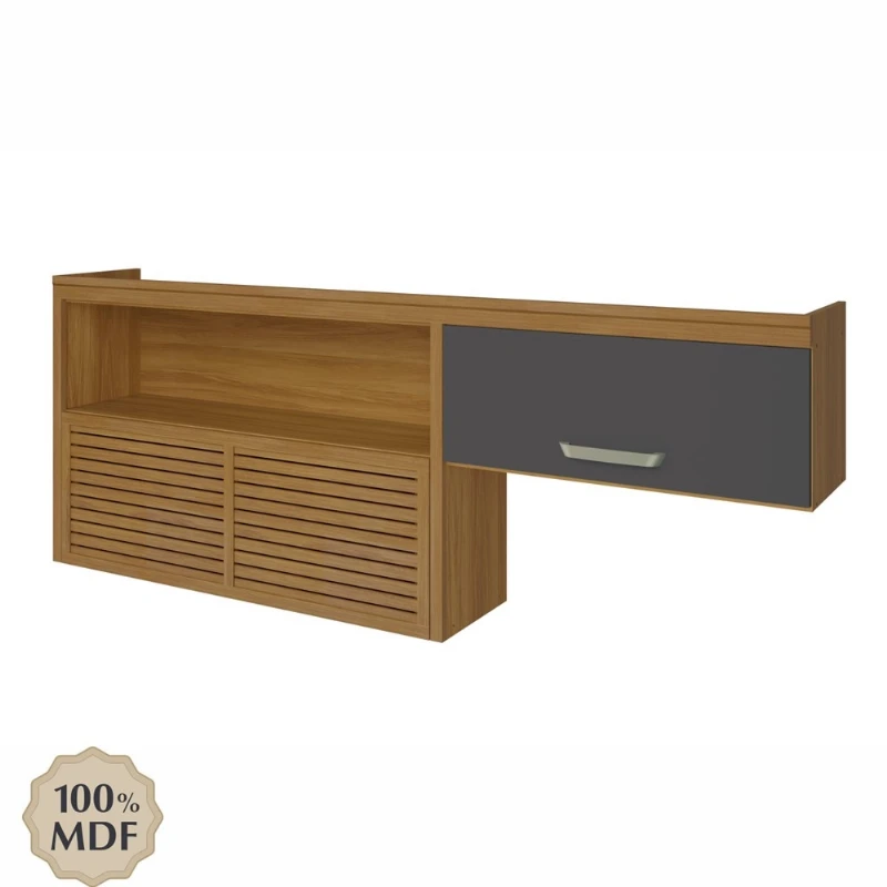 Armario de Cozinha Aereo Nesher Princesa 2 Portas Nicho