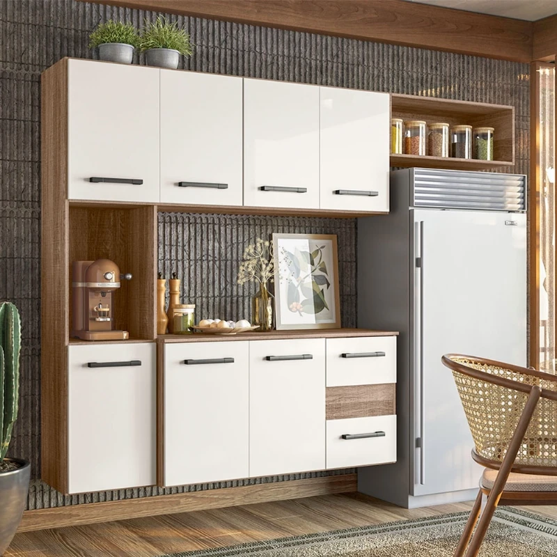 Armario Cozinha 7 Portas e 2 Gavetas Juliete - Nicioli