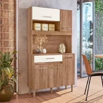 Armario Cozinha 5 Portas e 1 Gaveta Magazin 90