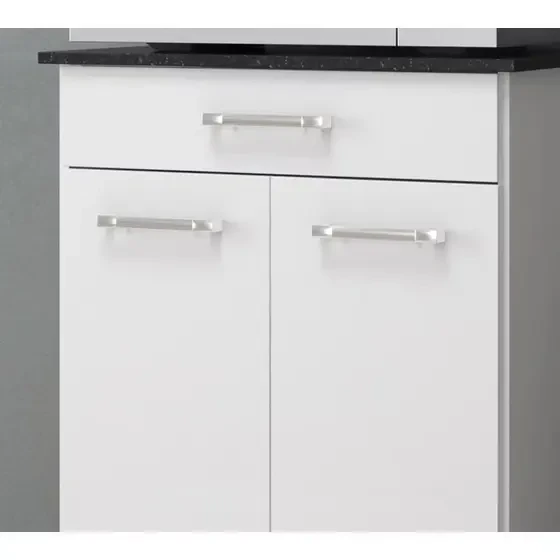 Balcão Multiuso Ísis Duplo 2 Portas Branco - Nicioli