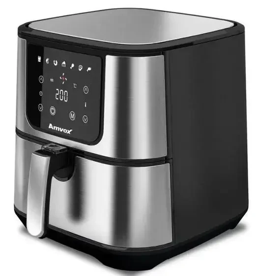 Air Fryer Fritadeira Elétrica ARF 1255 Inox 7 Litros Amvox - 220v