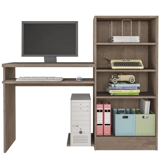 Mesa para Computador com Armário 2 Portas Irlanda Atualle