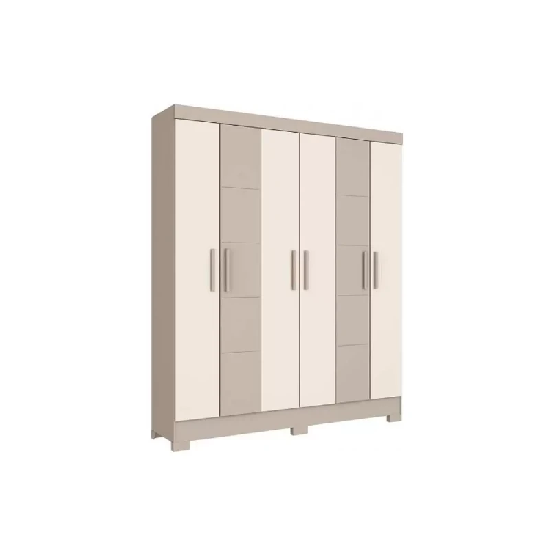 Guarda Roupa/Roupeiro 06 Portas 02 Gavetas B73 - Briz