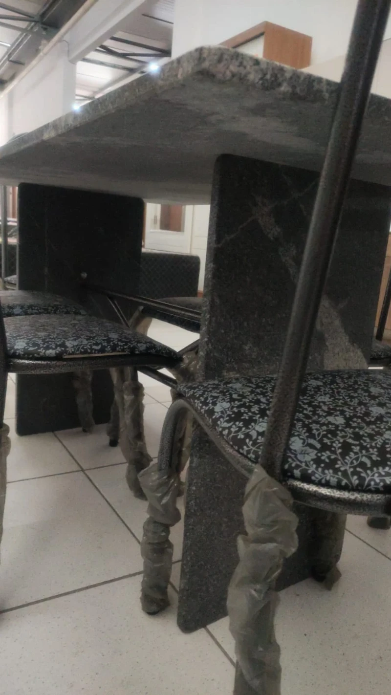 Mesa Jantar 6 Cadeiras Granito- Paonanda