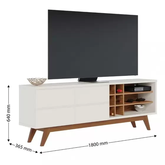 Bancada/Rack para TV até 70 Polegadas 2 Portas Noronha Colibri