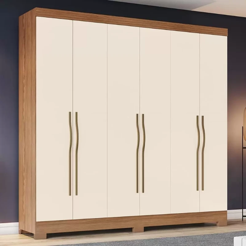 Guarda Roupa/Roupeiro B368 6 Portas - Móveis Briz - Henn