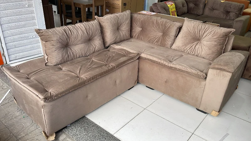 Sofá Canto Diamante - Joia Estofados