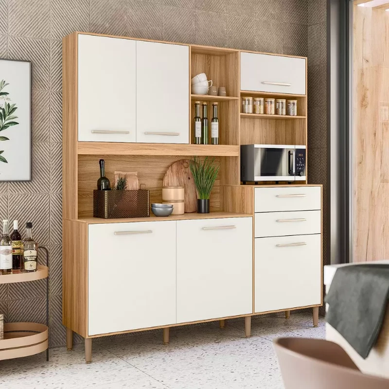 Kit de Cozinha Salsa 6 Portas 2 Gavetas - Nicioli