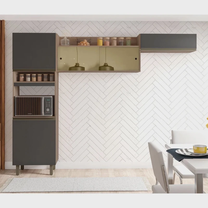 Armario de Cozinha Compacta Porto - Poliman