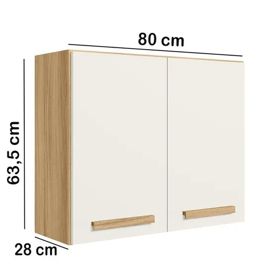 Armario Aéreo Intenza 800 2 Portas - Nicioli