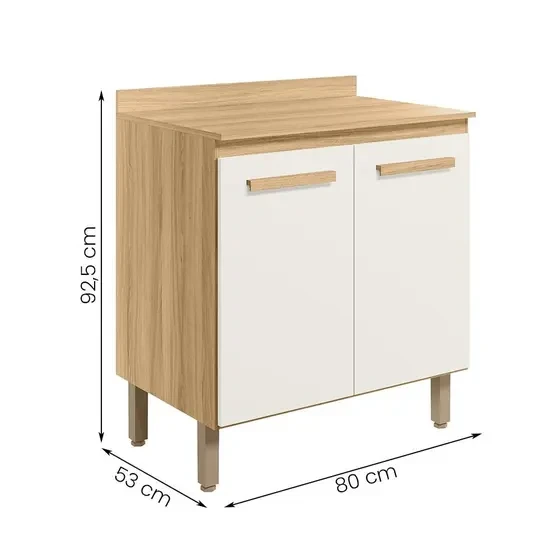 Balcão com Tampo Intenza 800 - Nicioli