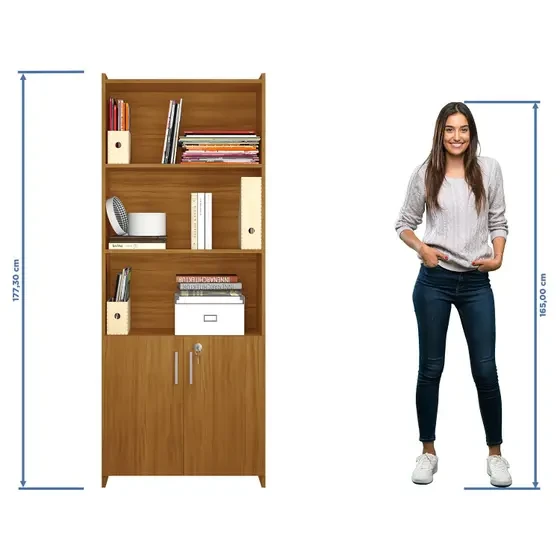 Armário Multiuso Notável 56118 Escritório 2 Portas New