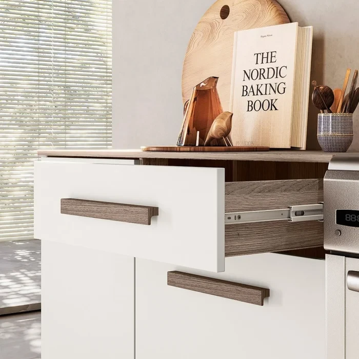 Armario de Cozinha Completa com Balcão Lemon com 10 Portas e 1 Gaveta