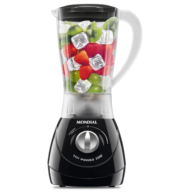 Liquidificador Mondial Easy Power L-550-W - 2 Velocidades 550W
