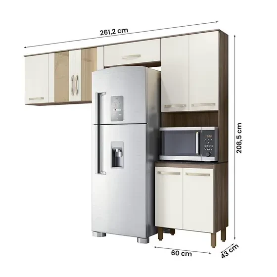 Cozinha Compacta Fit - Nicioli Sem Balcão