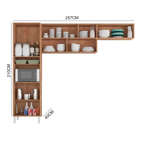 Cozinha Ronipa Carmenere Sem Balcão