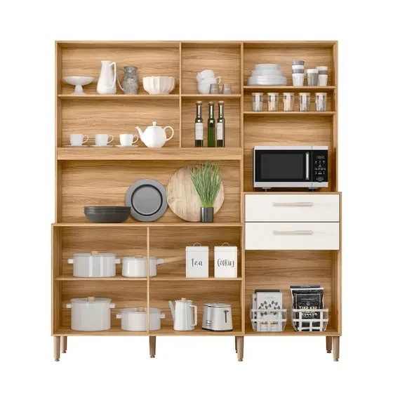 Kit de Cozinha Salsa 6 Portas 2 Gavetas - Nicioli