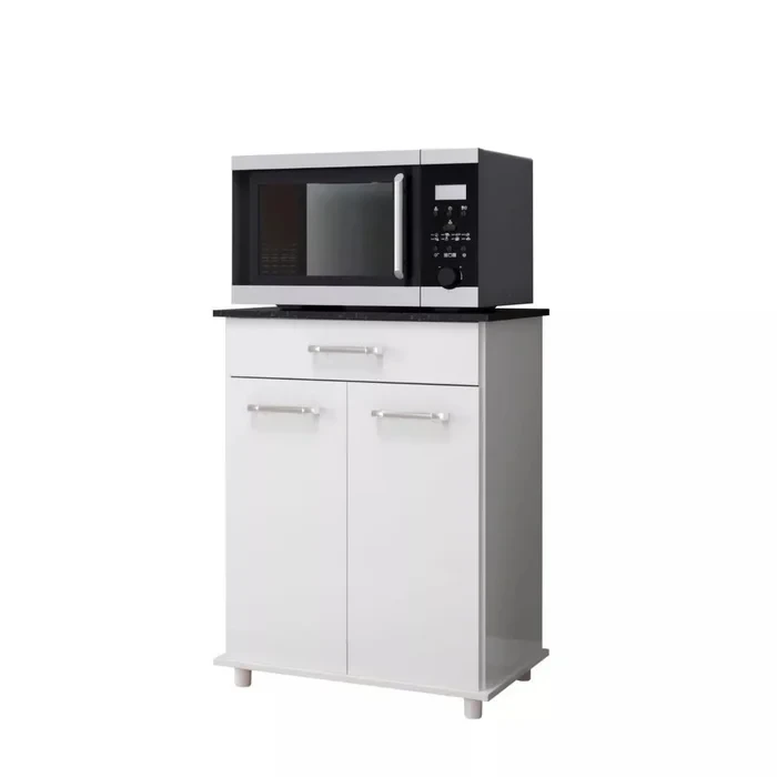 Balcão Multiuso Ísis Duplo 2 Portas Branco - Nicioli