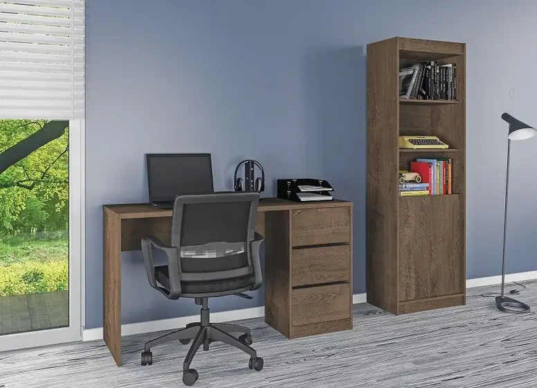 Mesa para Computador 3 Gavetas - Atualle Móveis