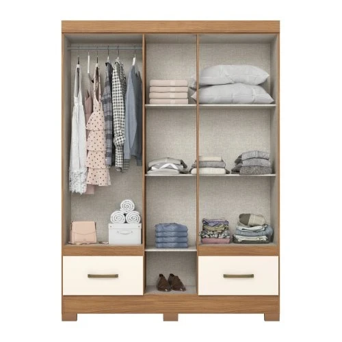 Guarda-Roupa/Roupeiro Briz B60 Com 5 Portas e 2 Gavetas