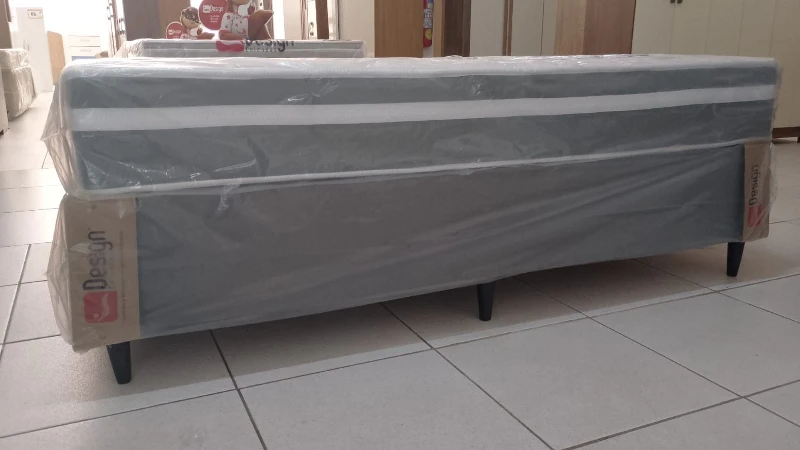 Cama Box Solteiro Charme - Design Colchões