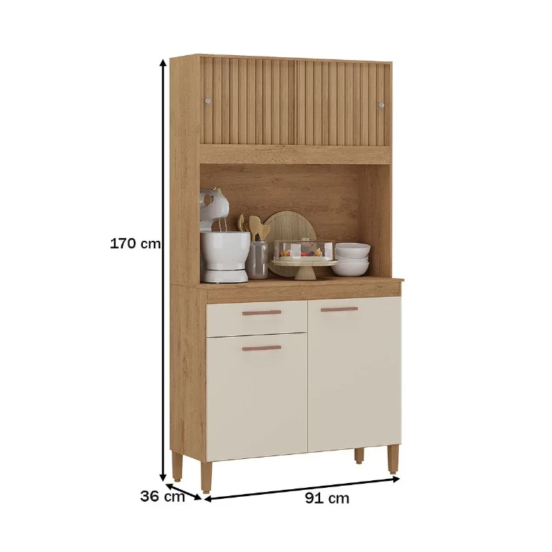 Armário Cozinha Ceara com 4 Portas - Atualle