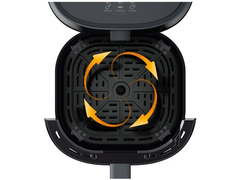 Fritadeira Elétrica sem Óleo/Air Fryer Philips Walita Spectre Preta 4 Litros