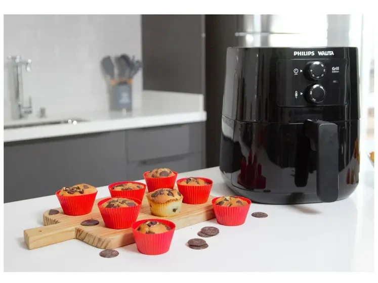 Fritadeira Elétrica sem Óleo/Air Fryer Philips Walita Spectre Preta 4 Litros