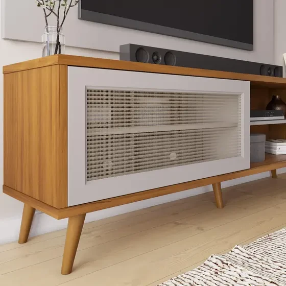 Conjunto para Sala Rack NT1175 e Painel de TV NT1190 Notável Móveis