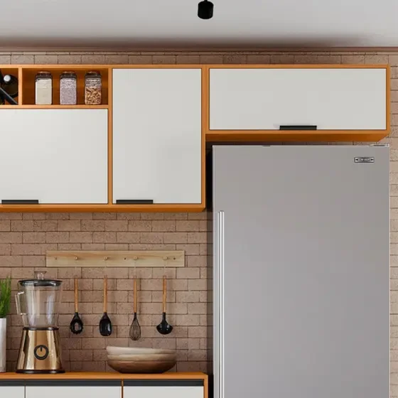 Armário Aéreo de Geladeira 01 Porta Ravena - Poliman