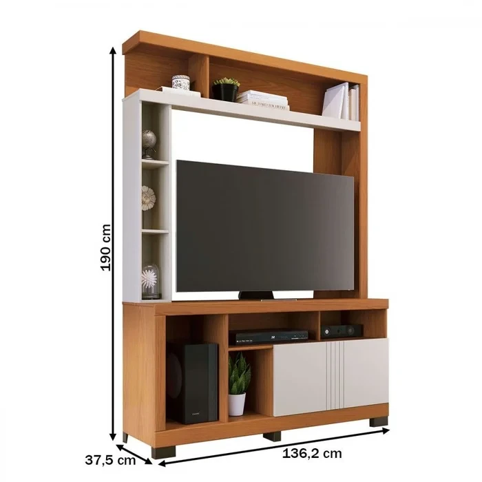Estante Home Theater Elba para TV até 50” - Colibri