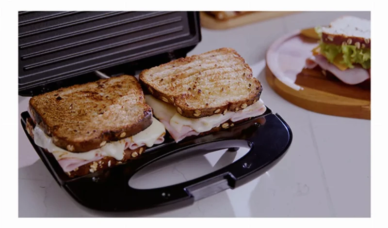 Sanduicheira Brunch Time 2 Em 1 Elgin Antiaderente Preta 220v