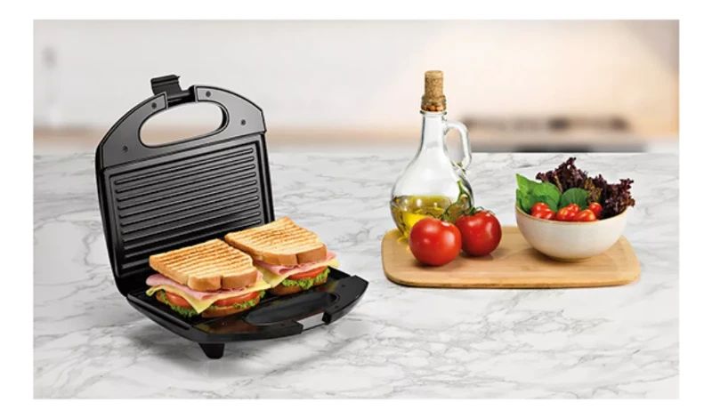 Sanduicheira Brunch Time 2 Em 1 Elgin Antiaderente Preta 220v