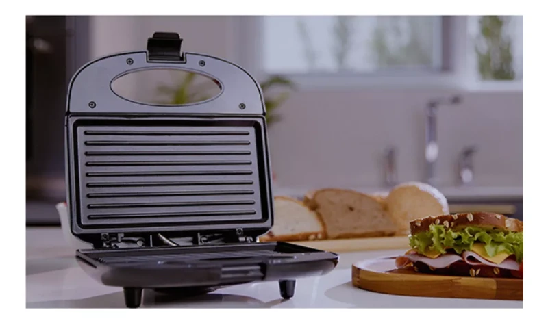 Sanduicheira Brunch Time 2 Em 1 Elgin Antiaderente Preta 220v