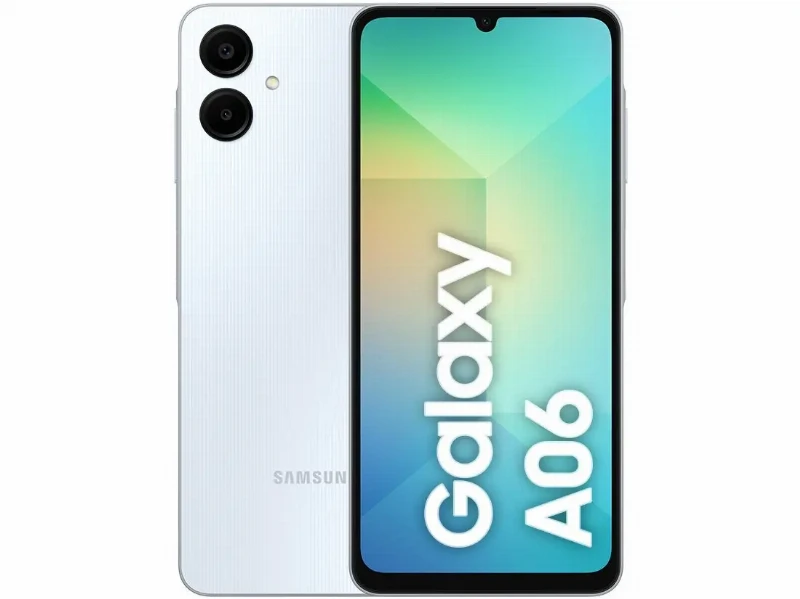 Smartphone Samsung Galaxy A06 Azul Escuro 4G 128GB 4GB RAM Tela 6,7" Processador Octa-Core, Câmera Traseira de 50MP e Selfie de 8MP